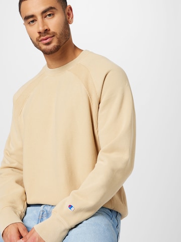 Champion Reverse Weave Sweatshirt i beige