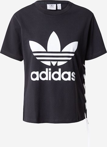T-shirt 'Always Original Trefoil' ADIDAS ORIGINALS en noir : devant