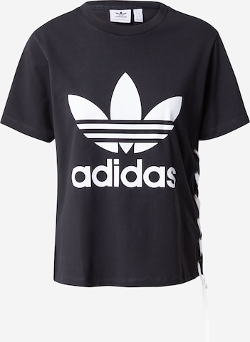 juoda ADIDAS ORIGINALS Marškinėliai 'Always Original Trefoil': priekis