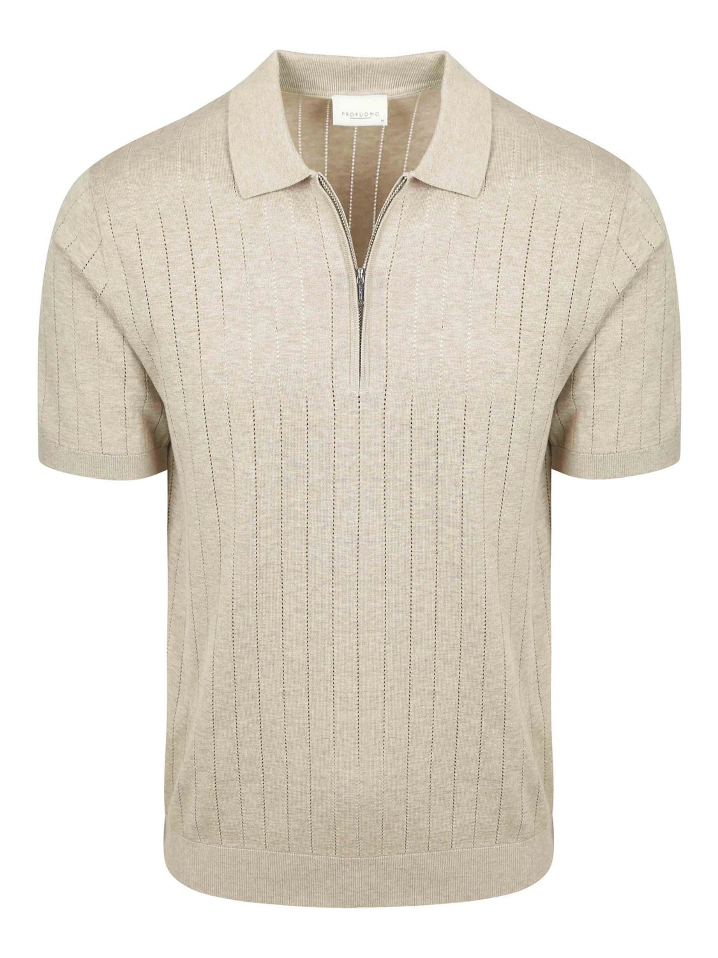 Profuomo Shirt‌‌‌‌‌‌‌ in Beige: Vorderseite