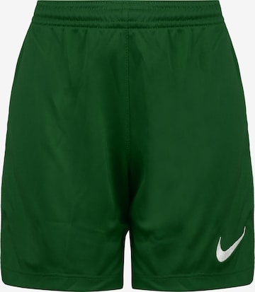 NIKE Workout Pants 'Dry League Knit II' in Green: front