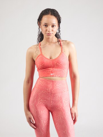 Reebok Bralette Sports bra 'ID' in Orange: front