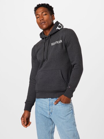 TOMMY HILFIGER Sweatshirt in Grijs: voorkant