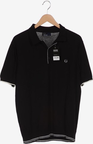 Fred Perry Shirt in XXL in Black: front