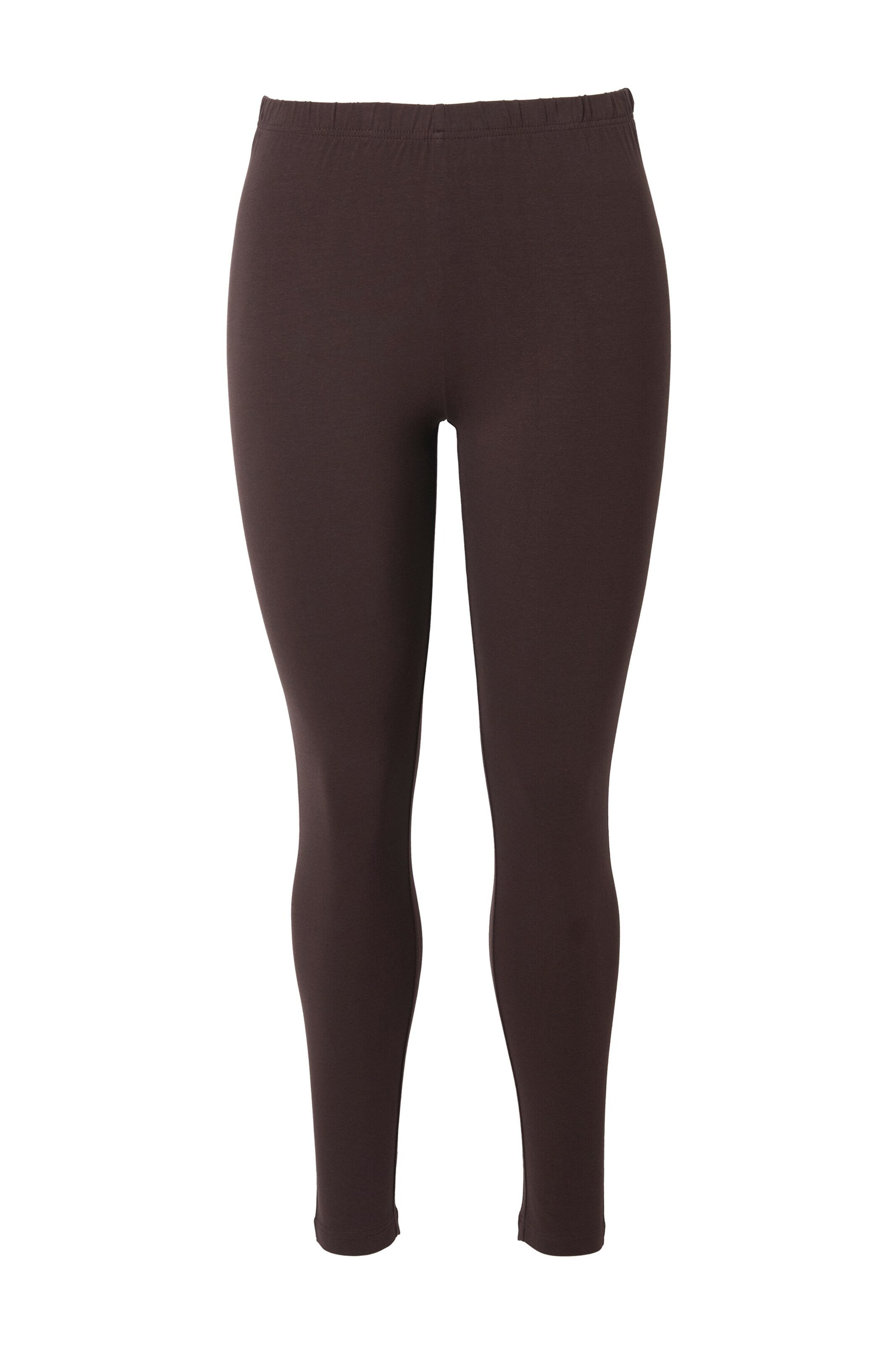 Ulla Popken Skinny Leggings in Braun: Vorderseite