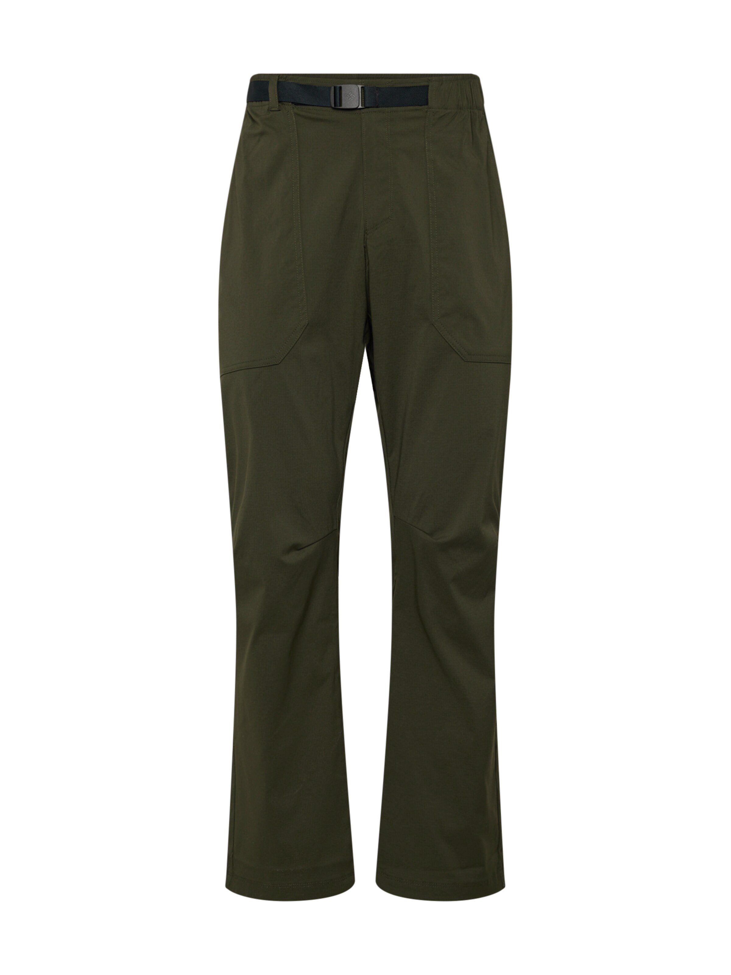 žalia COLUMBIA Standartinis Laisvalaikio kelnės 'Landroamer Ripstop': priekis