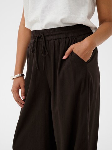 Kaffe Wide leg Broek 'KAMilia' in Zwart