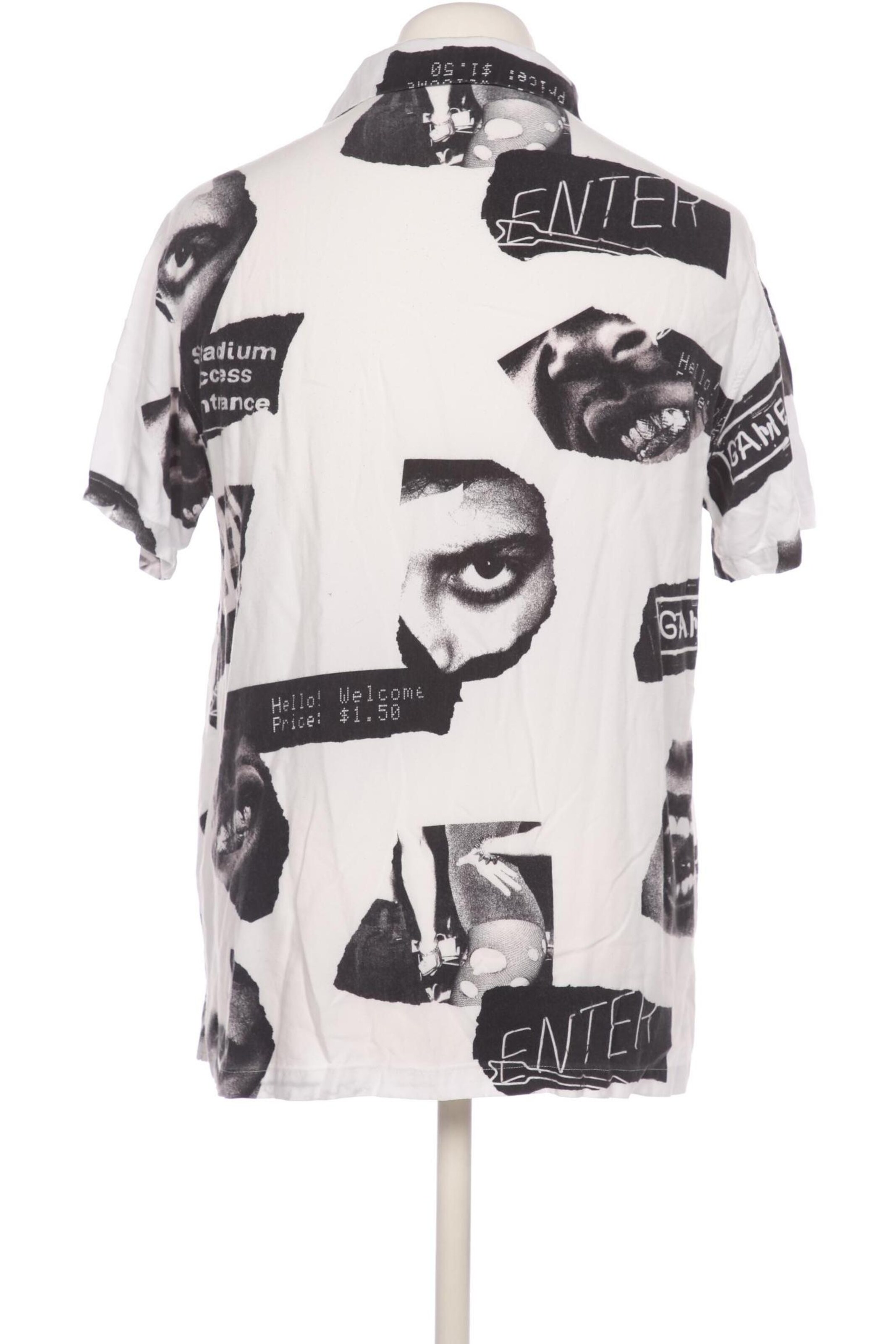 Bershka Button Up Shirt in M in White