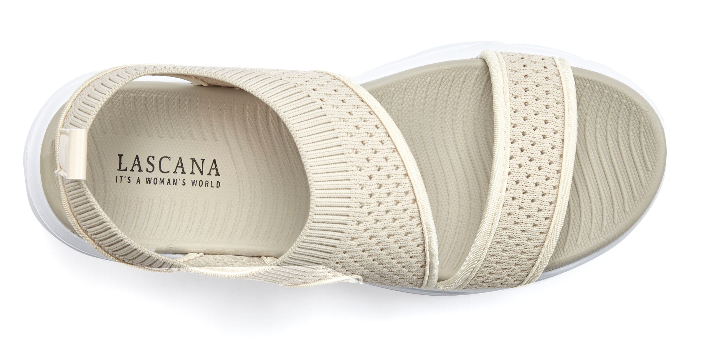 LASCANA Strap Sandals in Beige