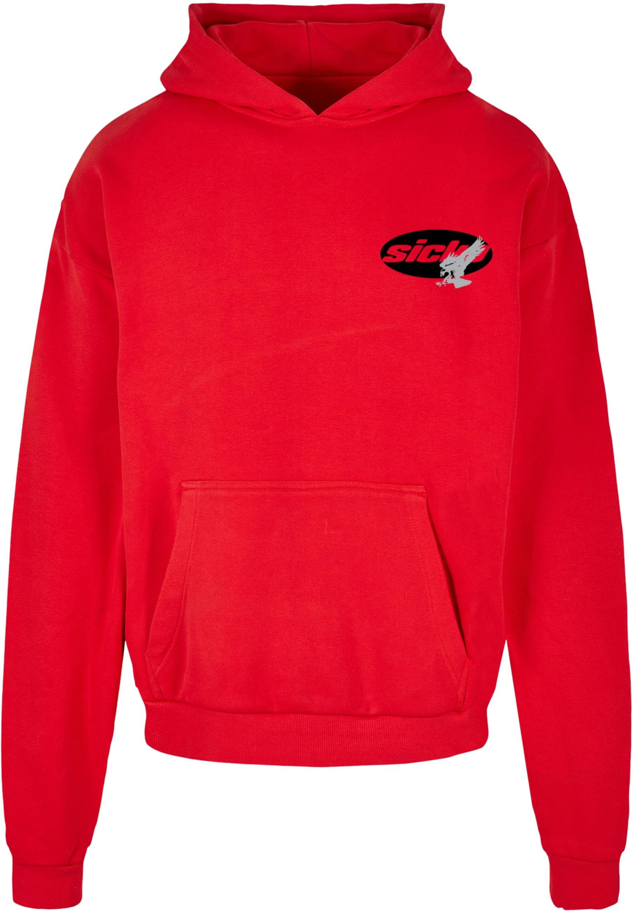 MT Upscale Sweatshirt 'Sick Eagle' in Red: front