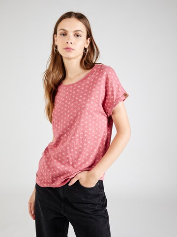 Ragwear T-Shirt 'MONZZA' in Pink: Vorderseite