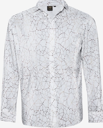 Campus SutraRegular Fit Košulja 'Zavannah' - bijela boja: prednji dio