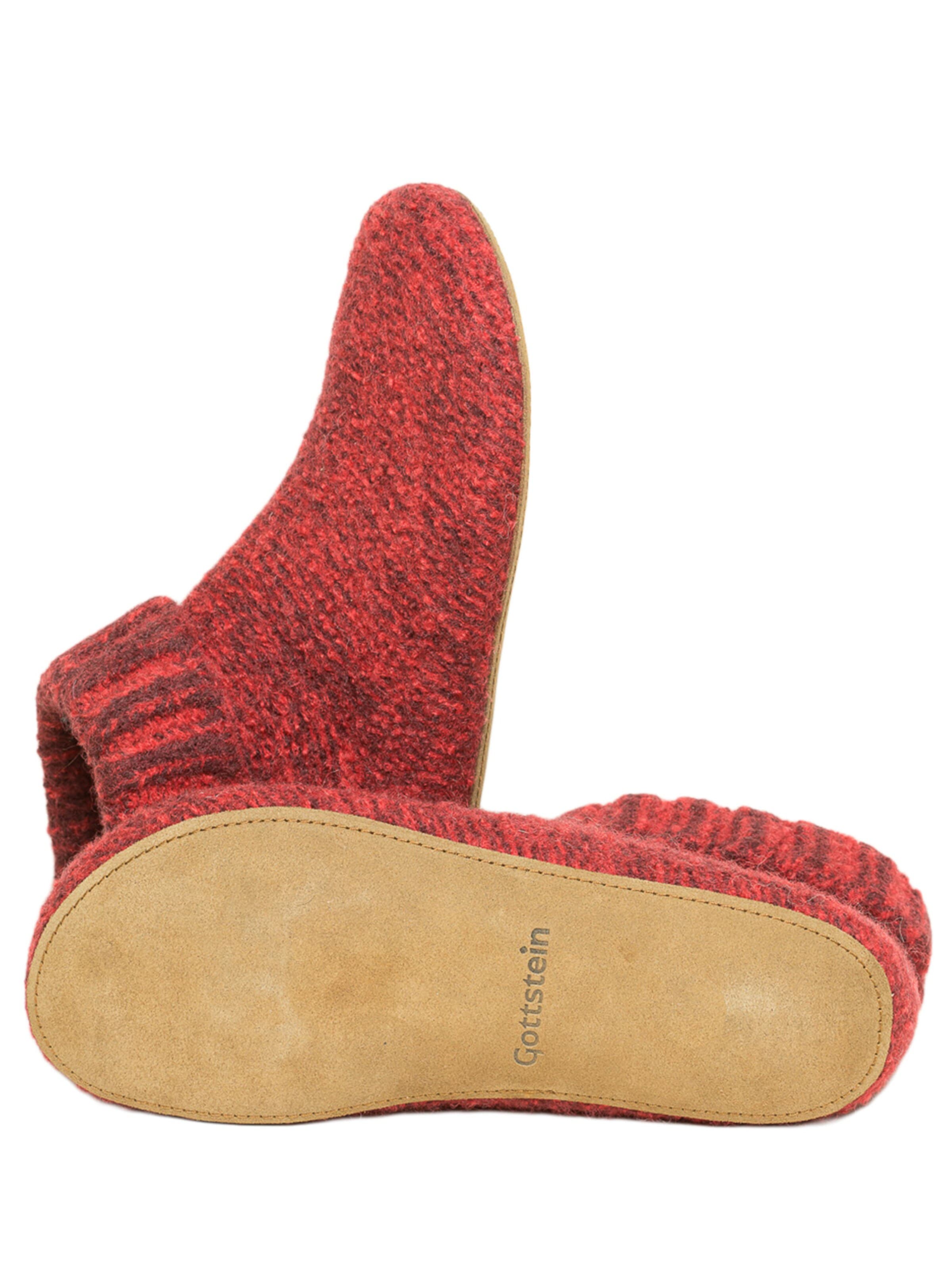 Gottstein Pantolette 'Knit Boot'‌‌‌‌‌‌ in Rot
