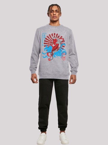 F4NT4STIC Sweatshirt 'Japan Koi Fisch' in Grau