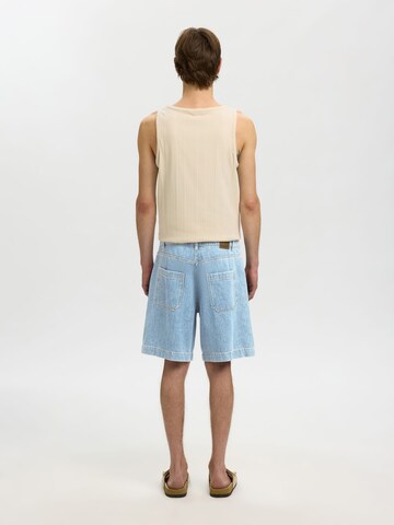 Loosefit Jean SELECTED en bleu