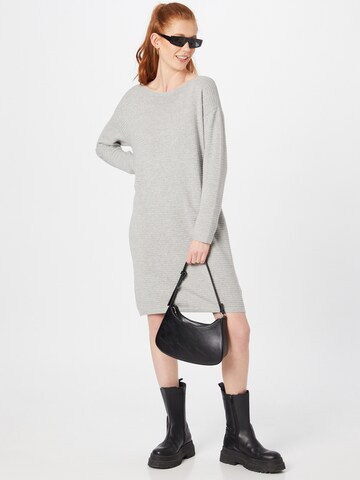 TOM TAILOR Knitted dress in Grey