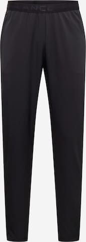 ENDURANCE Slim fit Workout Pants 'Wind' in Black: front