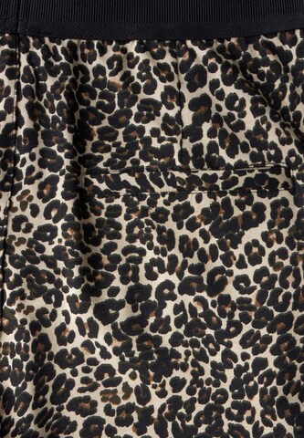 STREET ONE Wide Leg Hose in Schwarz