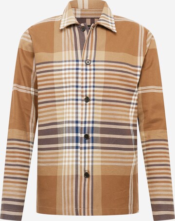 Matinique Regular fit Button Up Shirt 'Jules' in Brown: front