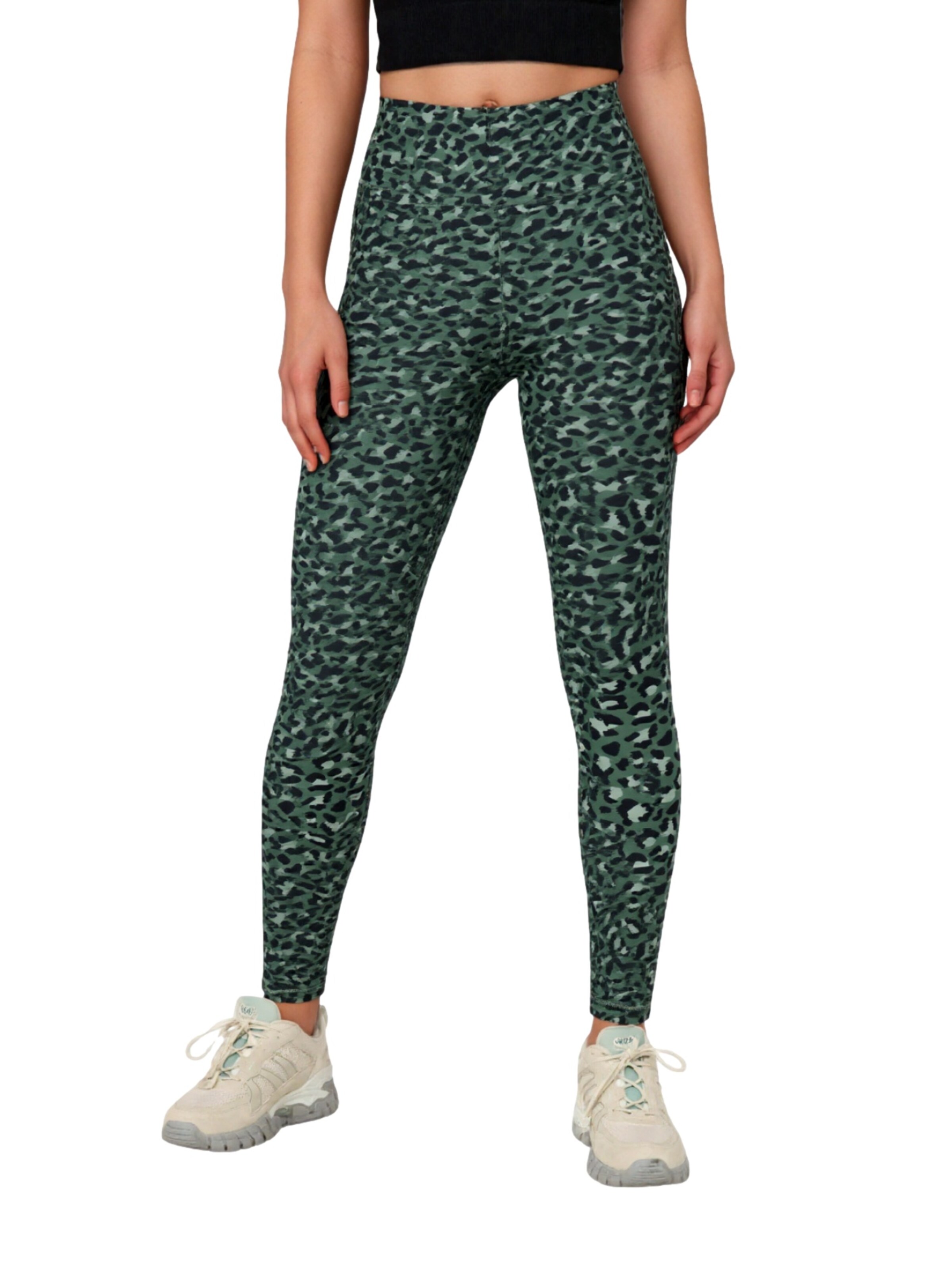 ONLY PLAY Slimfit Leggings 'Jam-2-Mille' in Grün: Vorderseite