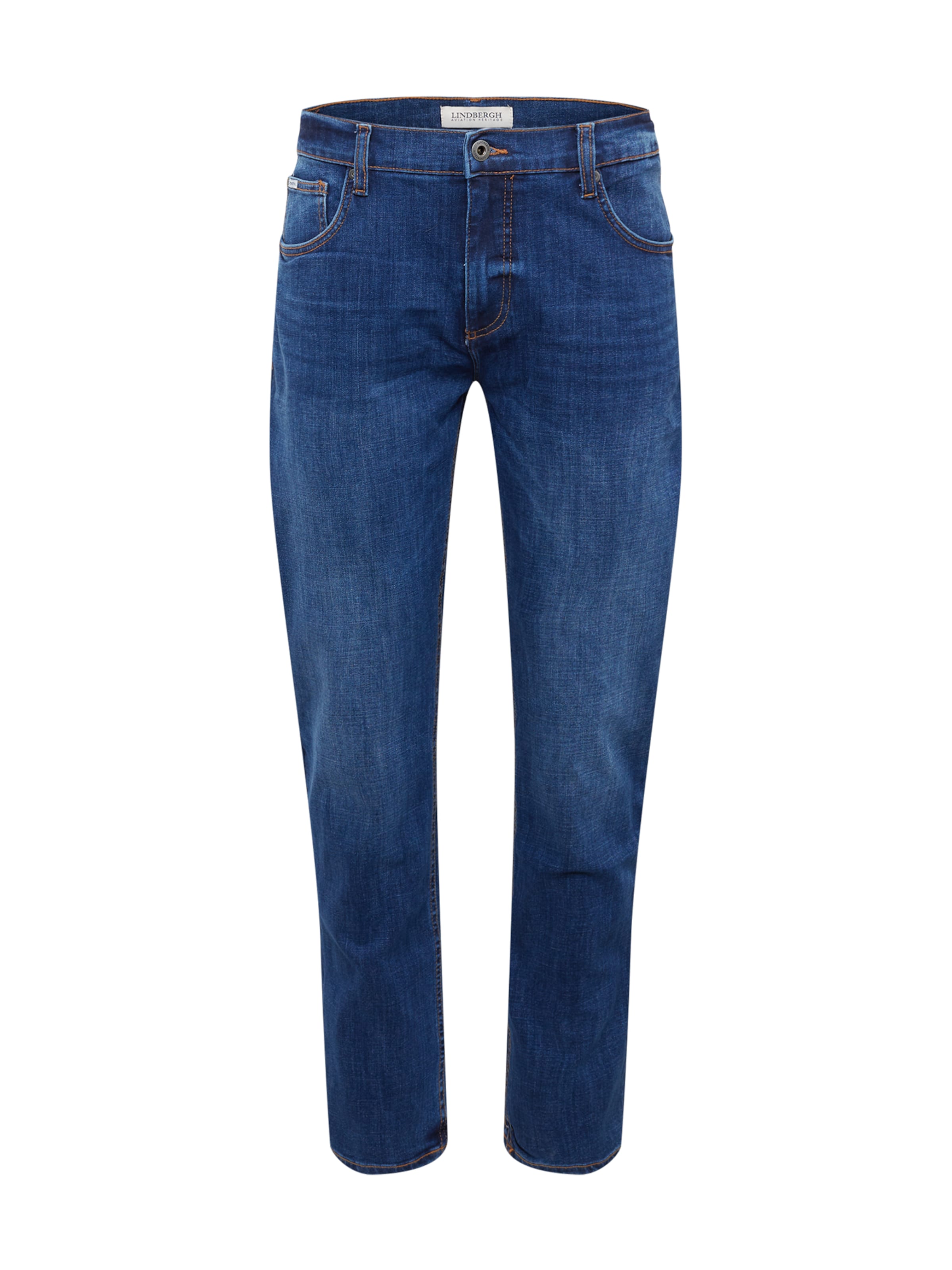 Jean Lindbergh en bleu : devant