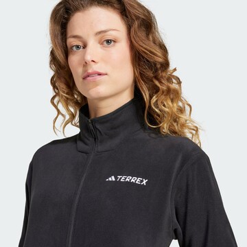 Veste en polaire fonctionnelle ADIDAS TERREX en noir