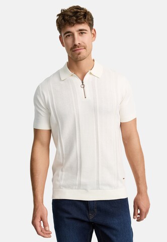 INDICODE JEANS Shirt ' Sago ' in Wit: voorkant