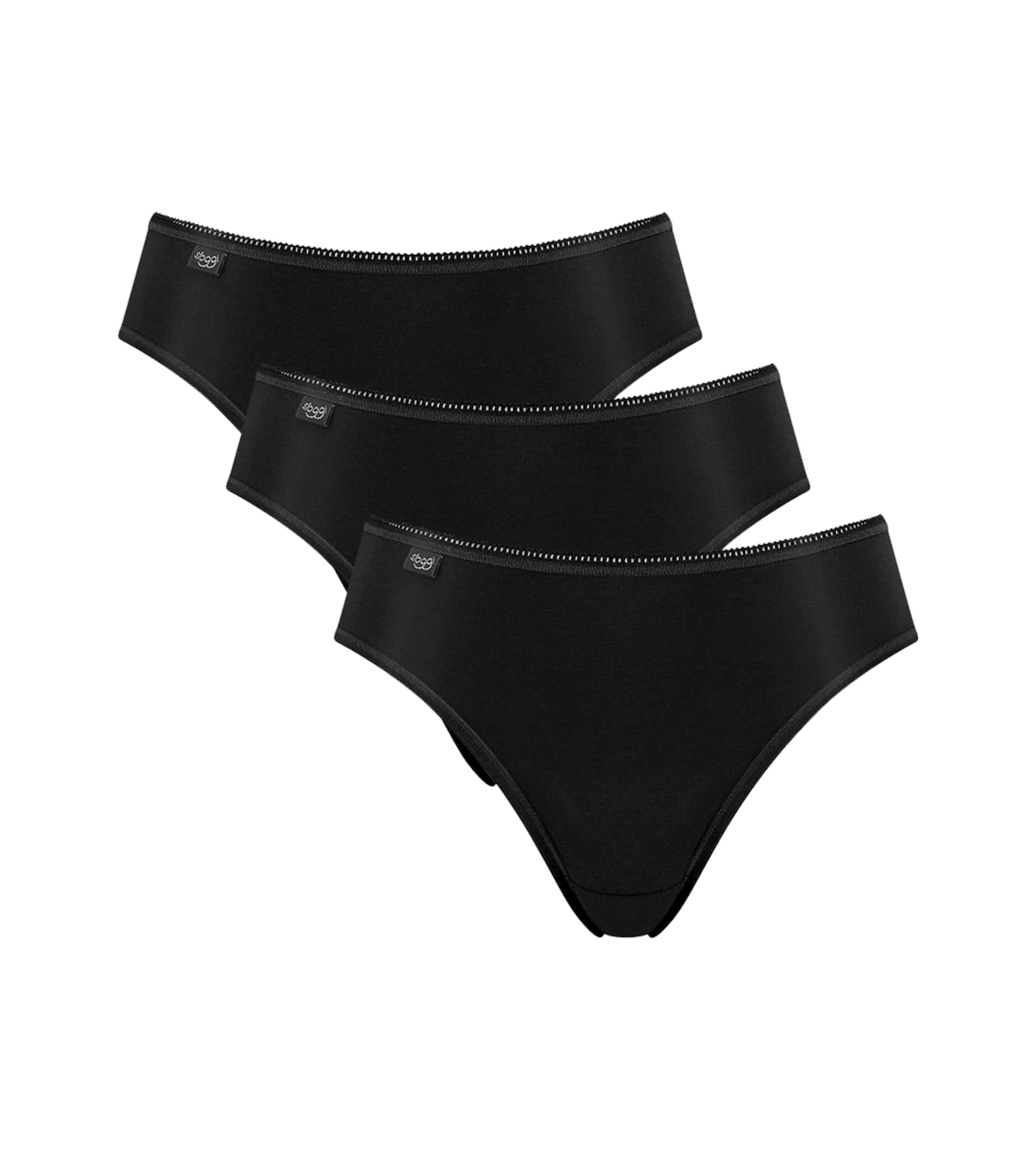 SLOGGI Σλιπ σε μαύρο: μπροστά