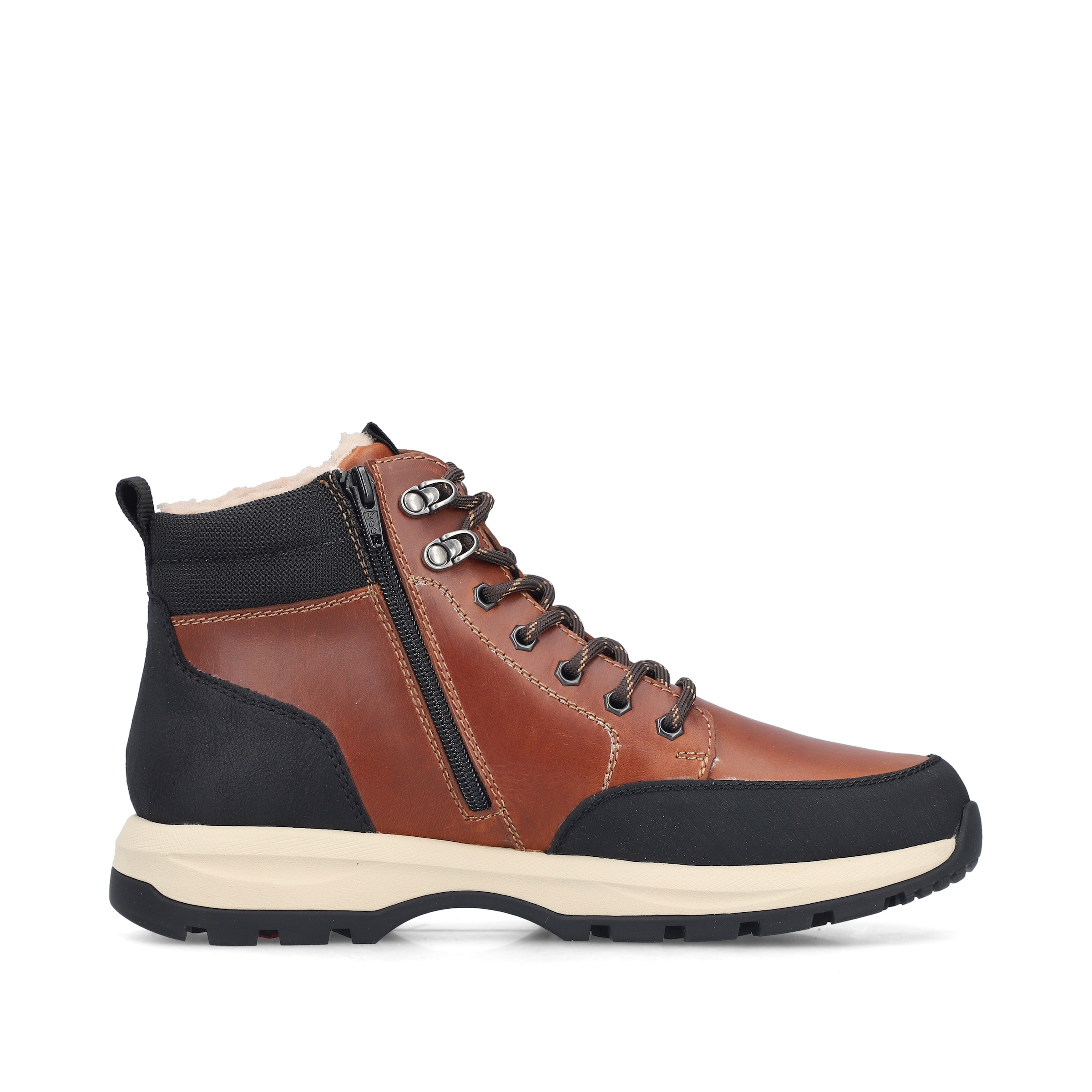 Bottines à lacets Rieker en marron