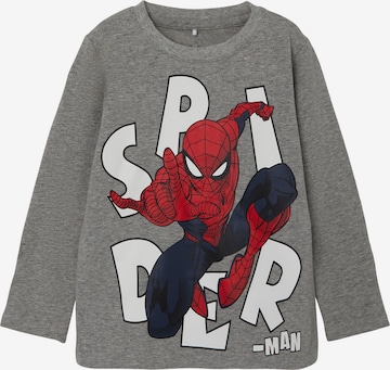 pelēks NAME IT T-Krekls 'Spiderman': no priekšpuses
