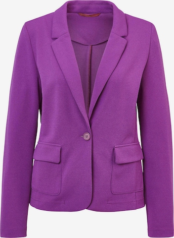 Goldner Blazer in Lila: Vorderseite