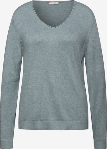 STREET ONE Sweater in Blue: front