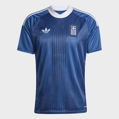 ADIDAS PERFORMANCE Maillot 'Greece 26 Away' en bleu marine / bleu foncé / blanc, Vue avec produit