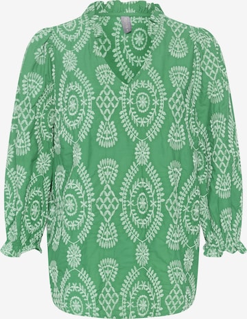 CULTURE Blouse in Groen: voorkant