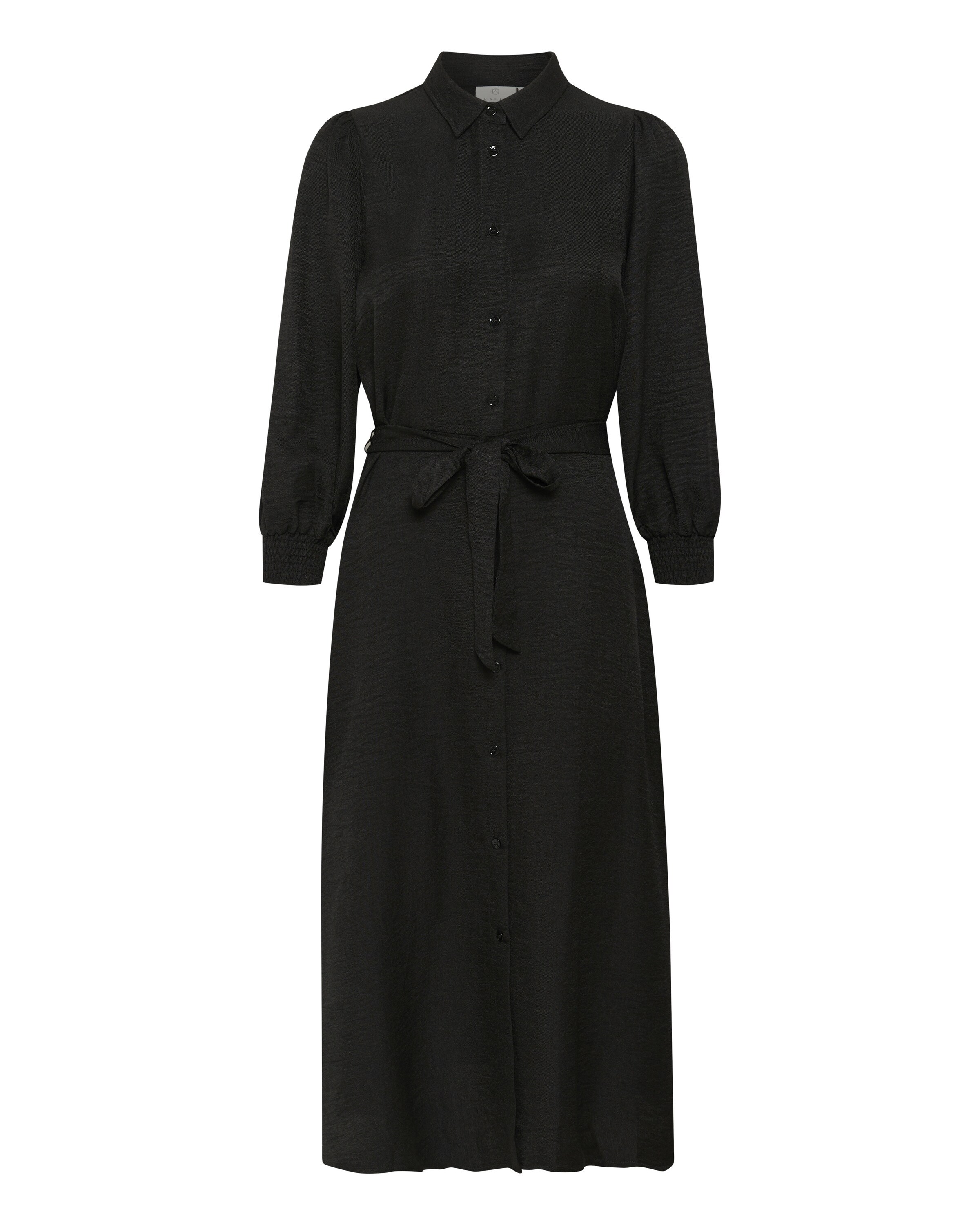 Kaffe Kleid 'Ellen' in Schwarz: Vorderseite