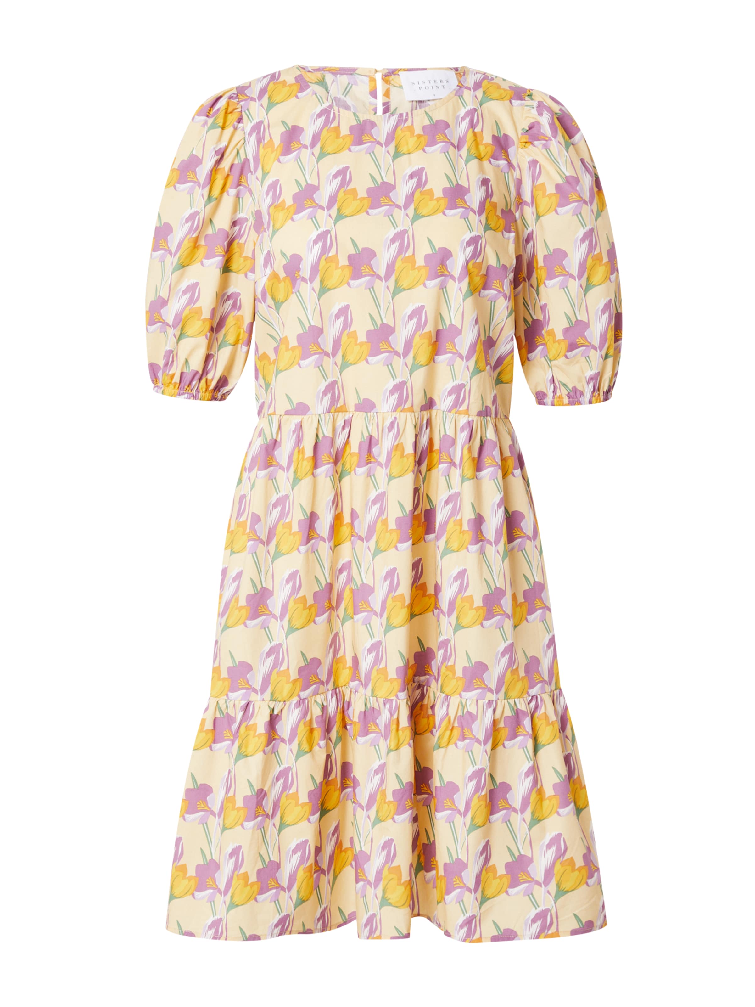 SISTERS POINT Dress in Yellow / Pastel yellow / Green / Red violet / White, Item view