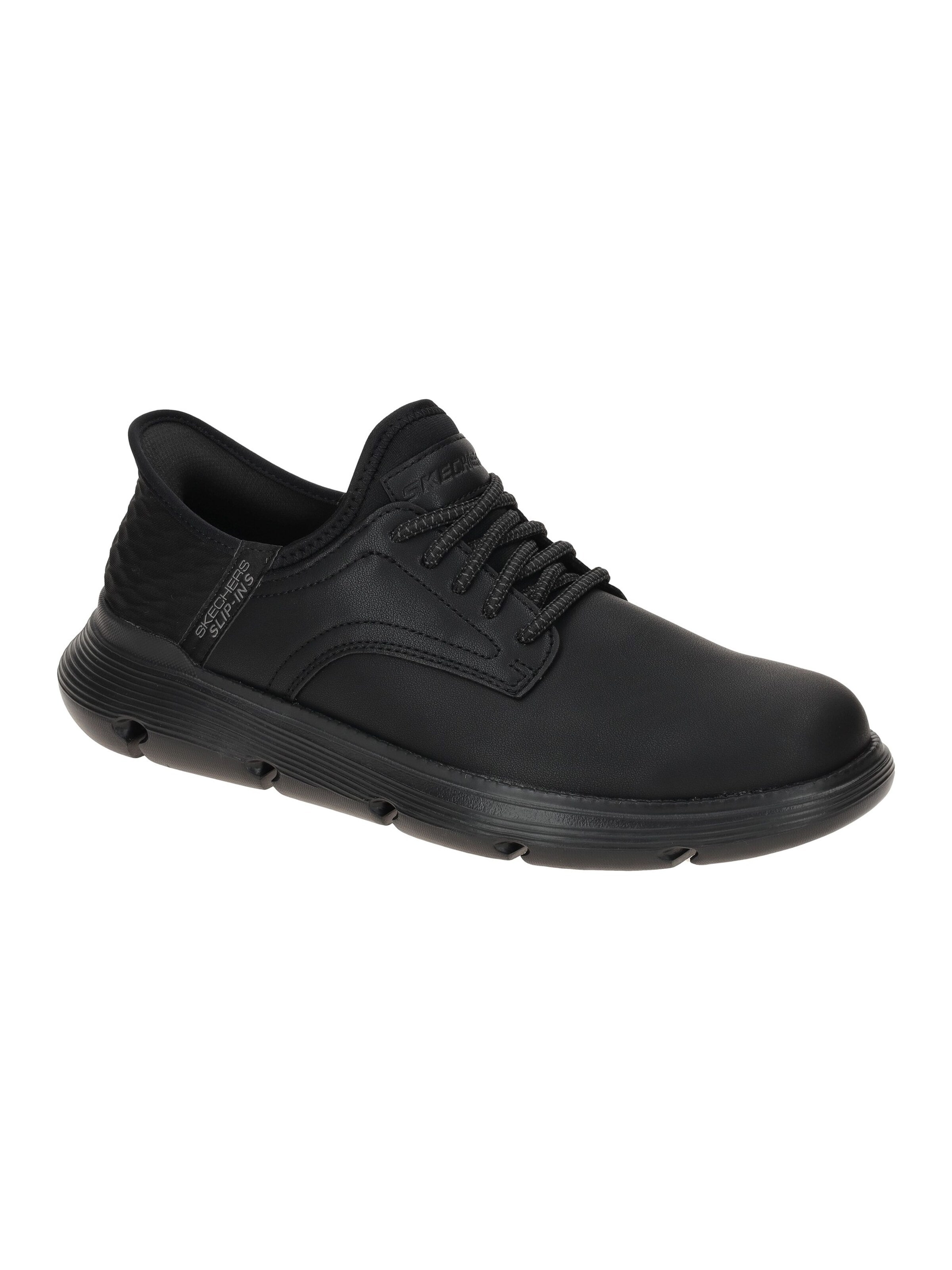 SKECHERS Classic Flats 'Garza' in Black: front