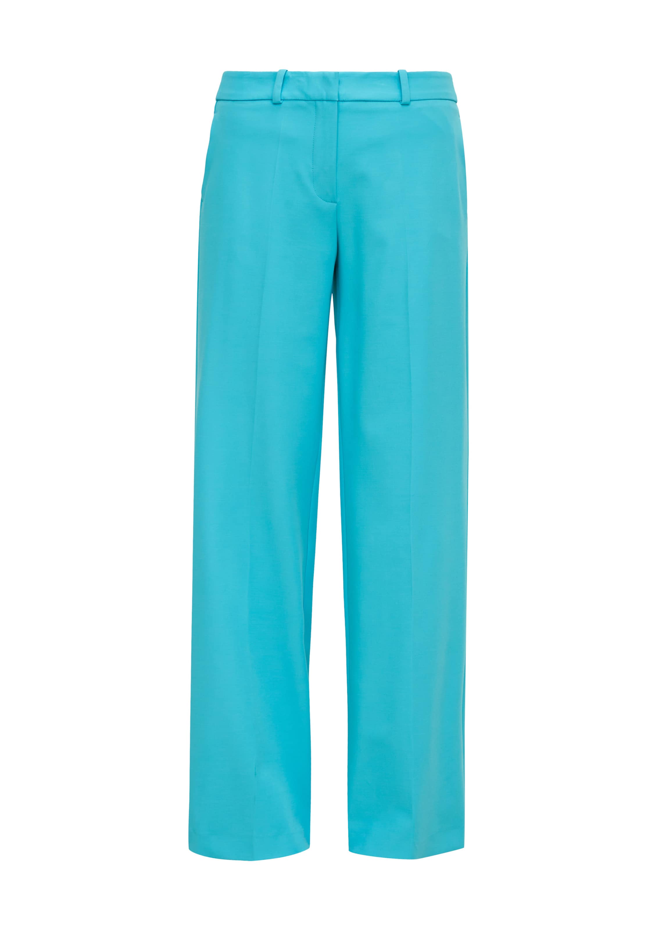 COMMA Wide leg Pants in Blue: front