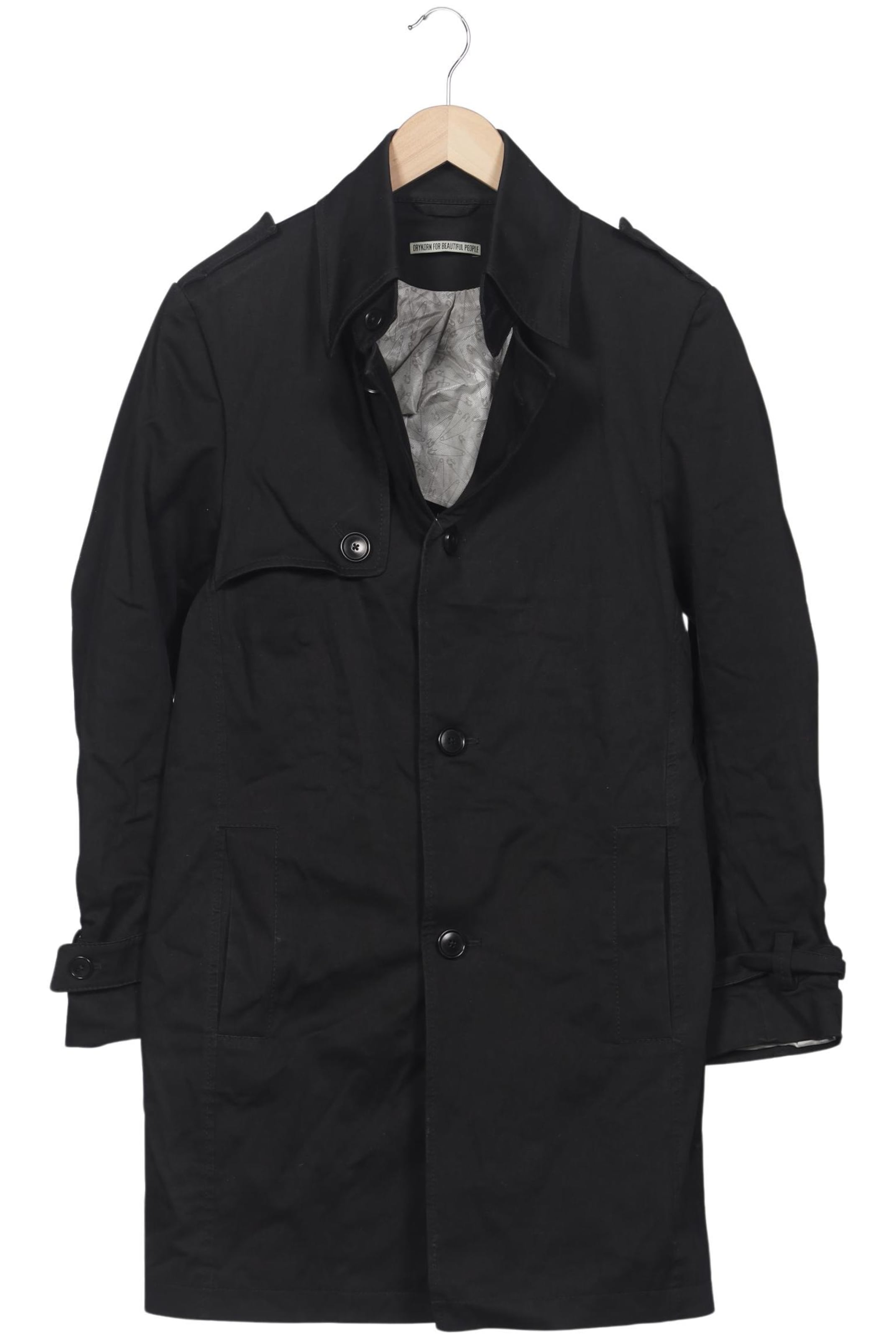 DRYKORN Mantel M in Schwarz: Vorderseite