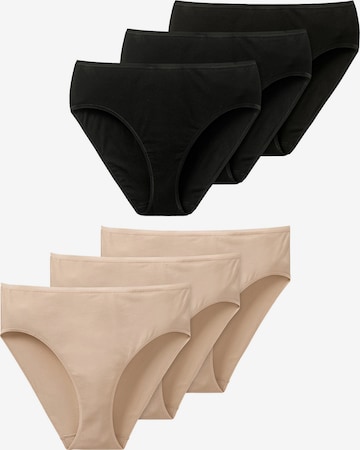 SCHIESSER Slip ' Essentials ' in Schwarz: Vorderseite