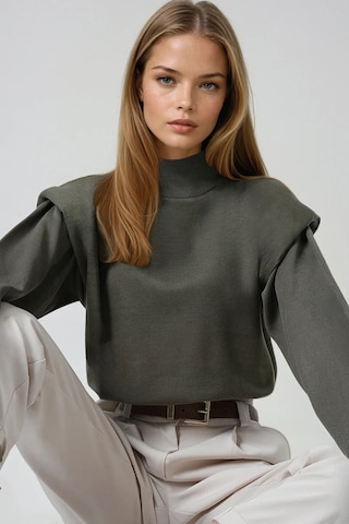 Trend Alaçatı Stili Shirt in Grey