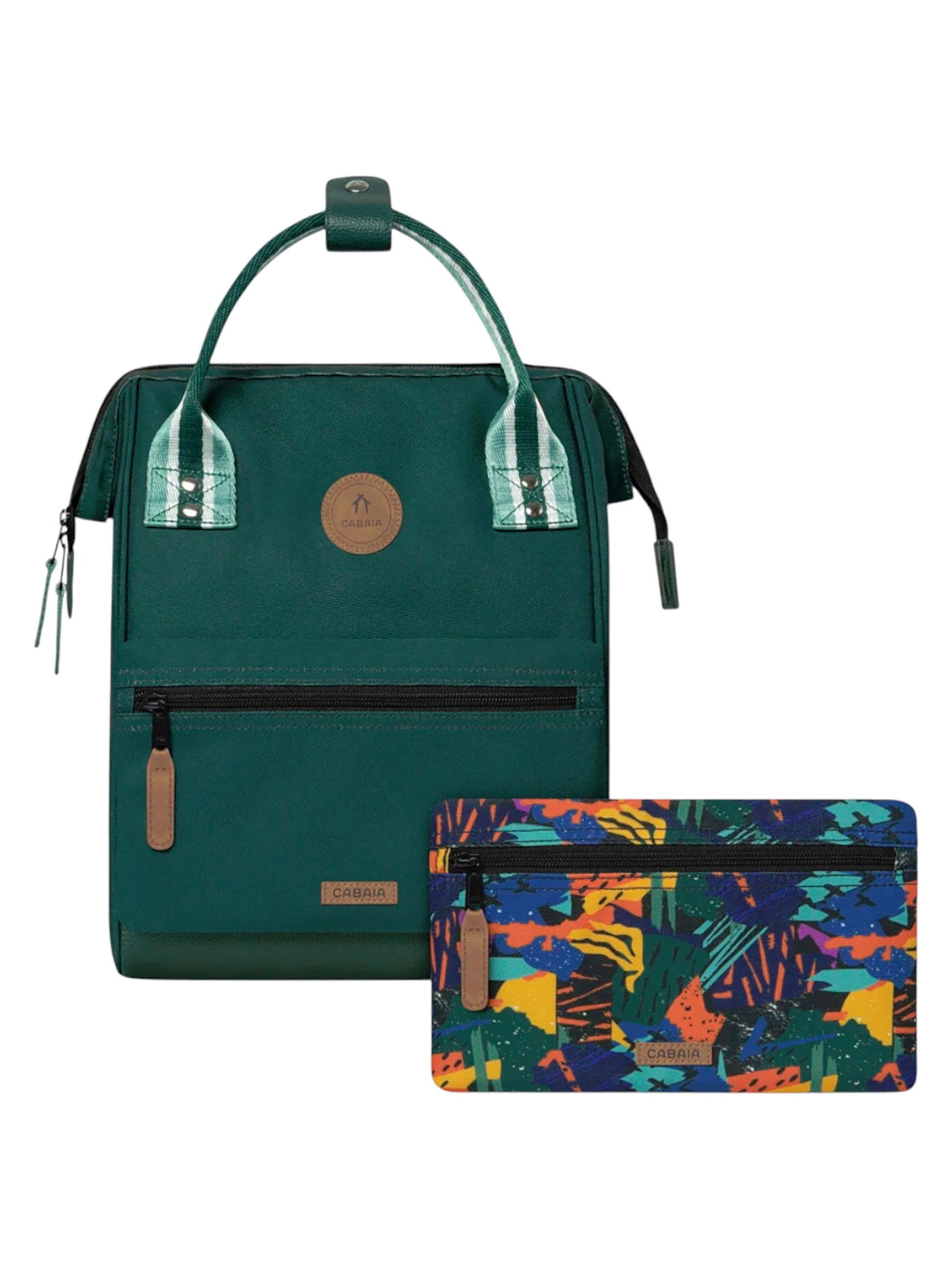 Cabaia Backpack 'Lima S' in Green: front