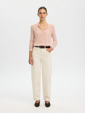 SELECTED - Cárdigan en rosa