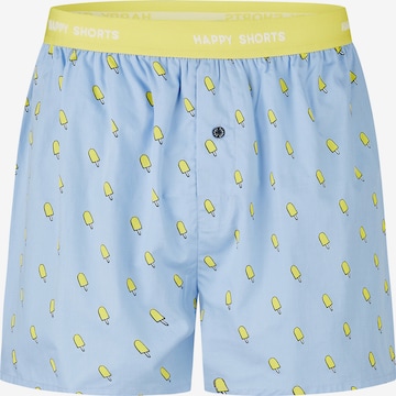 Boxers ' Sommer Style ' Happy Shorts en bleu : devant