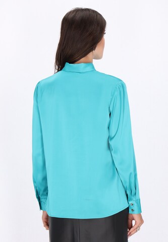 Chemisier faina en bleu