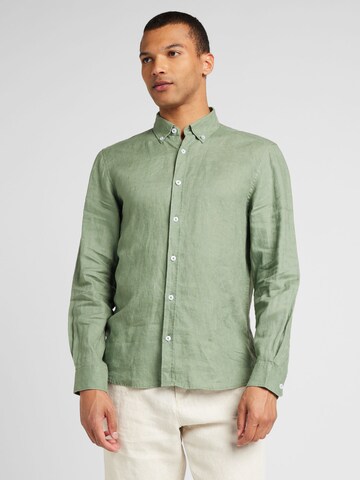 Coupe regular Chemise s.Oliver en vert : devant