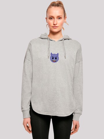 emoji couture Sweatshirt in Grau: Vorderseite