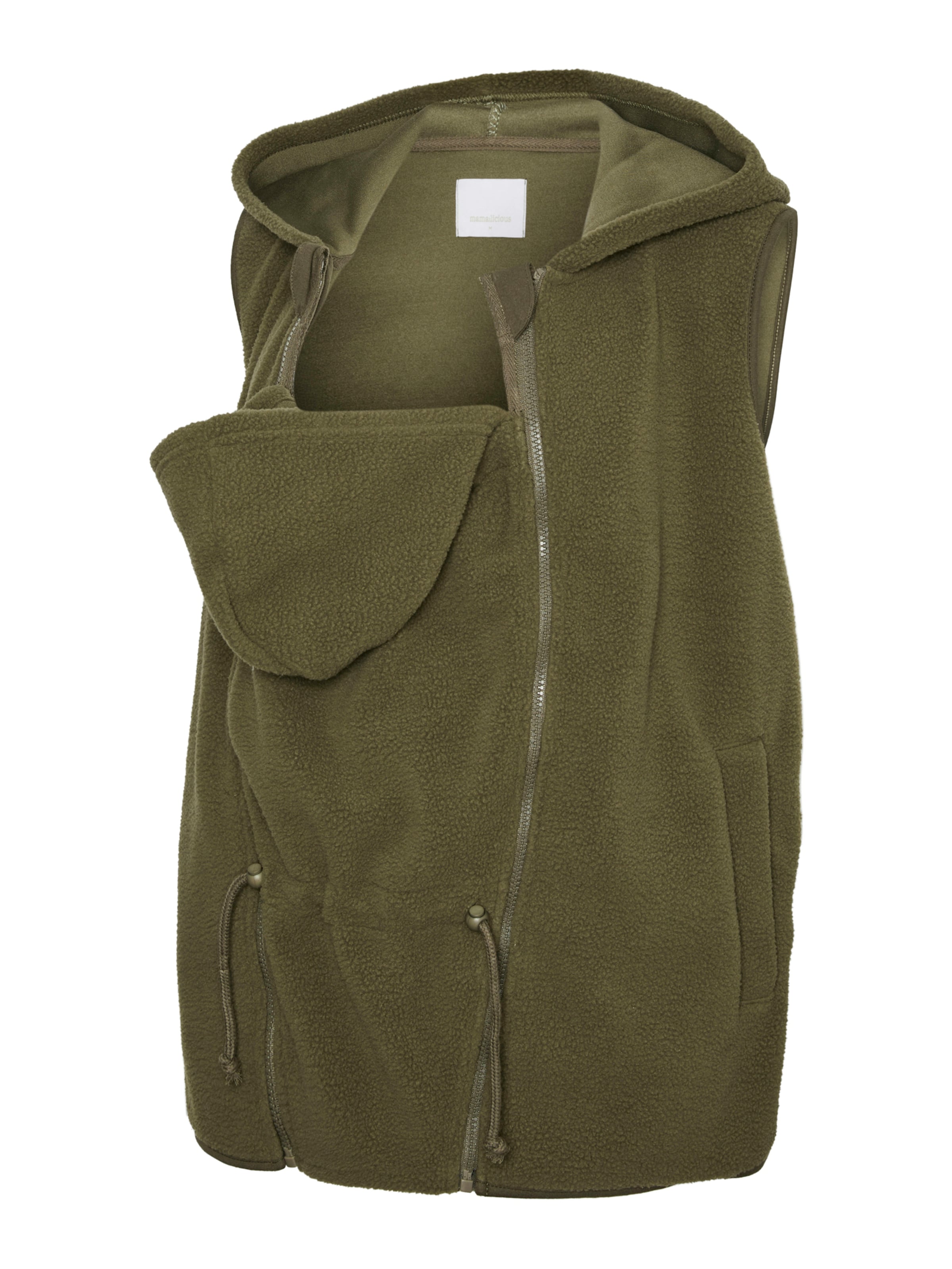 MAMALICIOUS Жилетка 'MLLISSY' в Зеленый: спереди