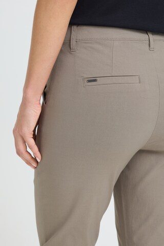Oxmo Regular Pants ' OXKeily Straight Leg ' in Beige