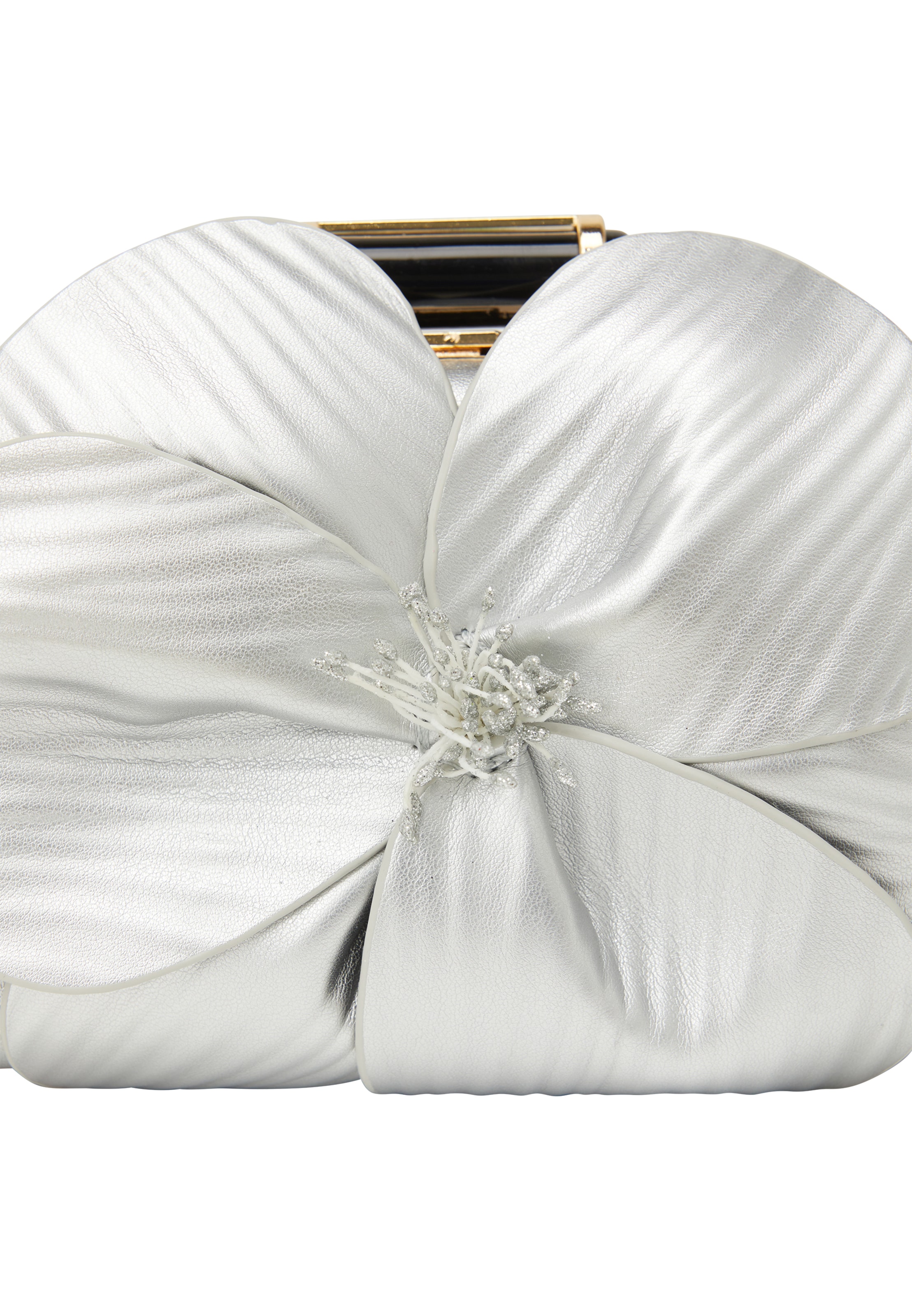 faina Clutchväska i silver